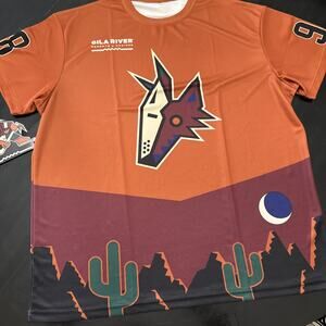 PHOENIX COYOTES VTG JERSEY 2XL GILA RIVER RESORTS CASINO 98 RARE NHL Plus Magnet